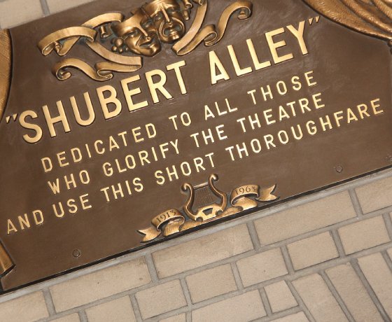 Broadway and Shubert Alley