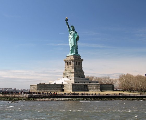Statue of Liberty and Battery Park
